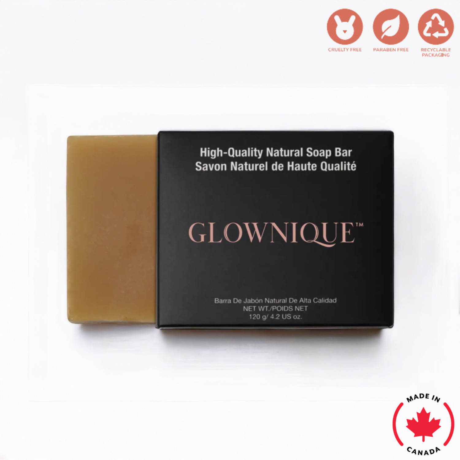 Natural Fresh Turmeric Soap (120g) | GLOWNIQUE