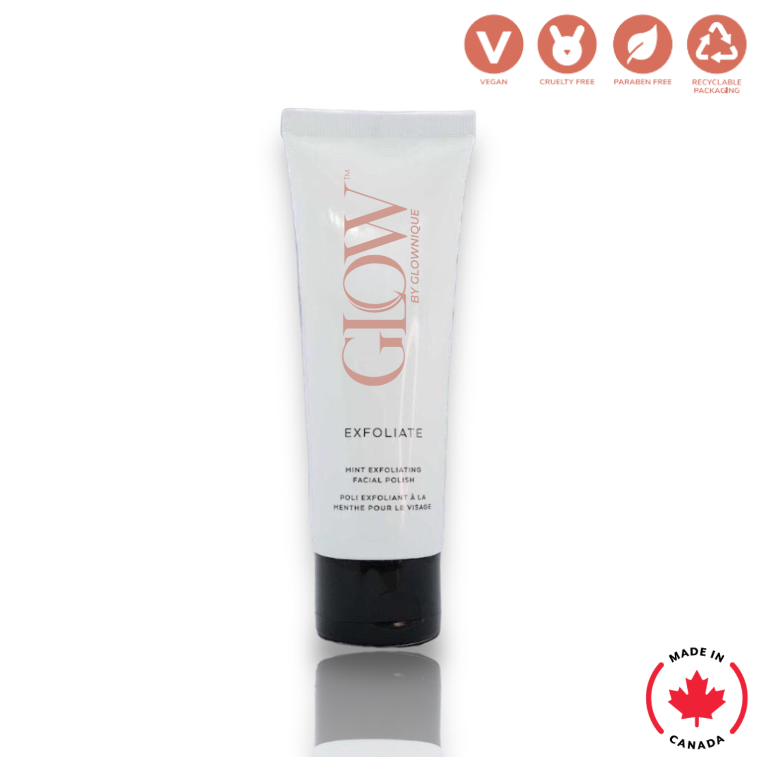 Mint Exfoliating Facial Polish (120ml) | GLOWNIQUE