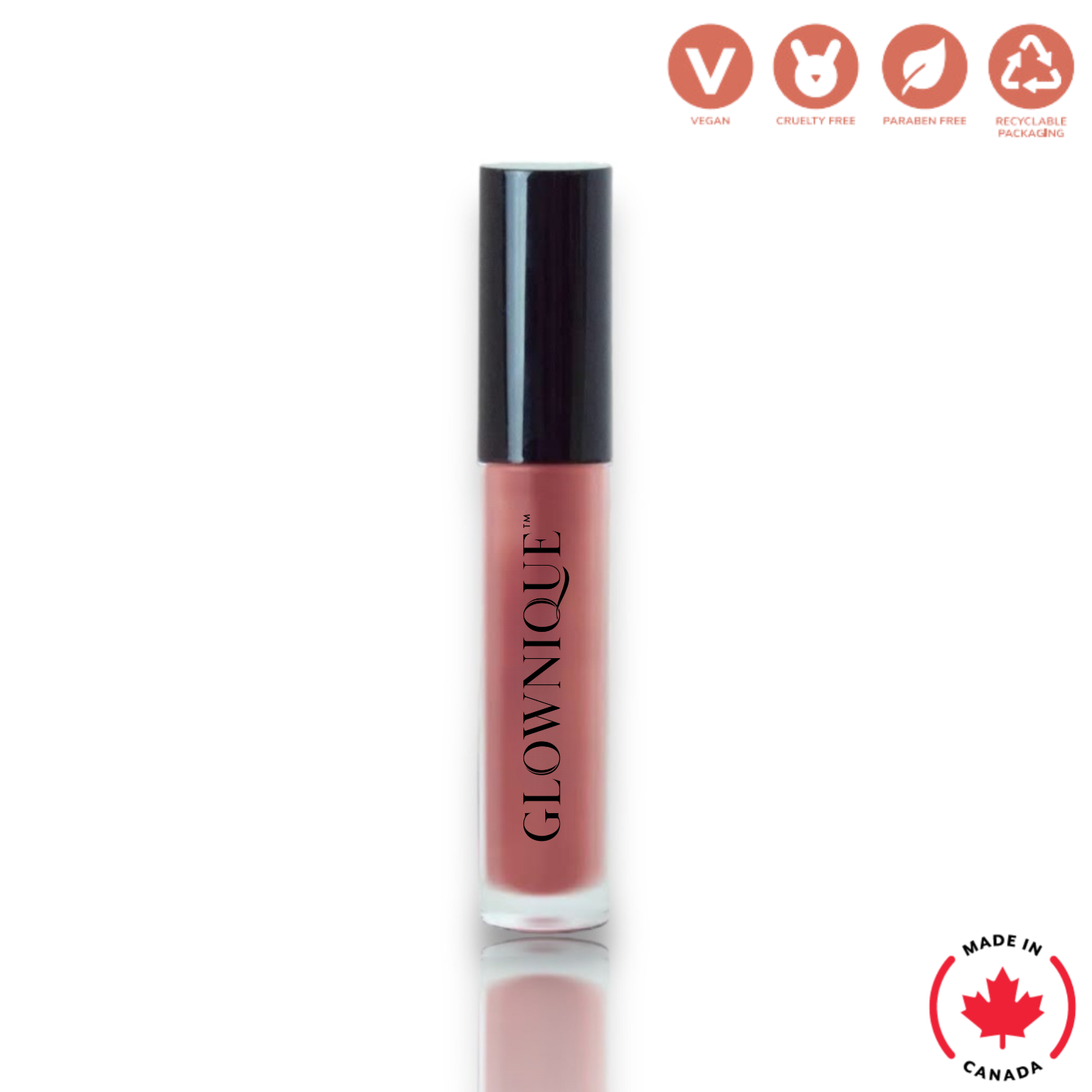Lip Gloss - Warm Rose (5 ml) | GLOWNIQUE
