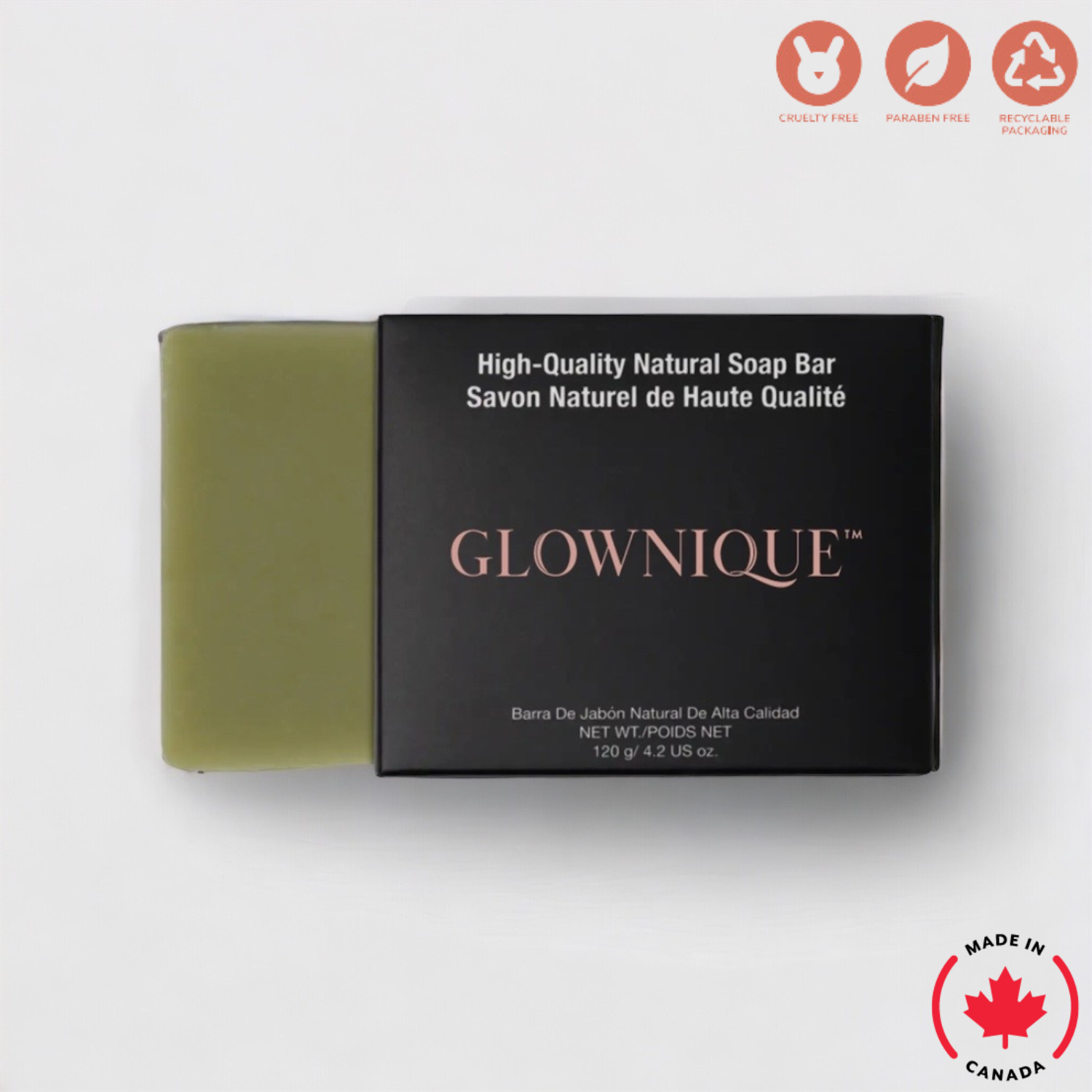 Natural Aloe Rich Soothing Soap (120g) | GLOWNIQUE