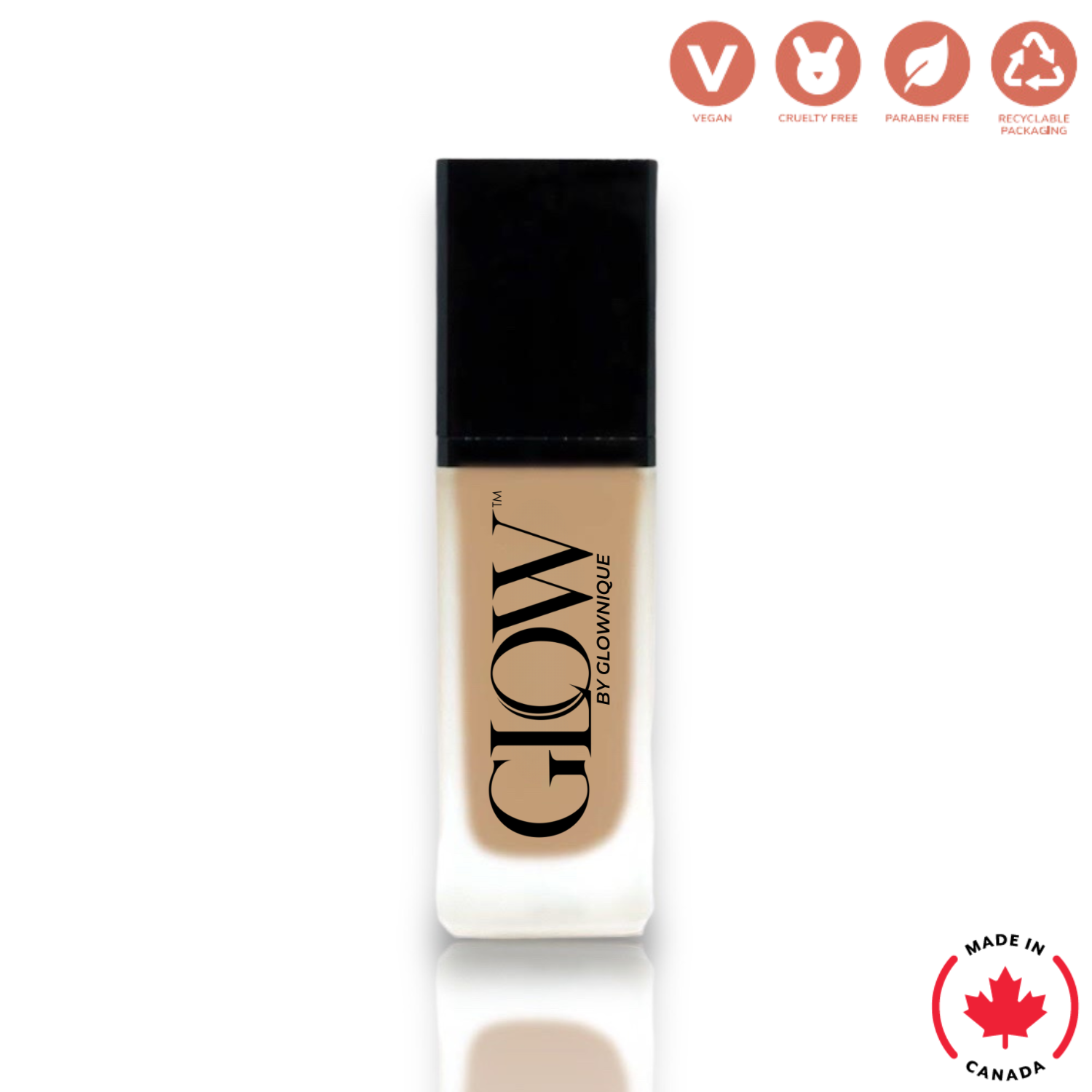 Foundation with SPF - Spiced Honey (30ml) | GLOWNIQUE