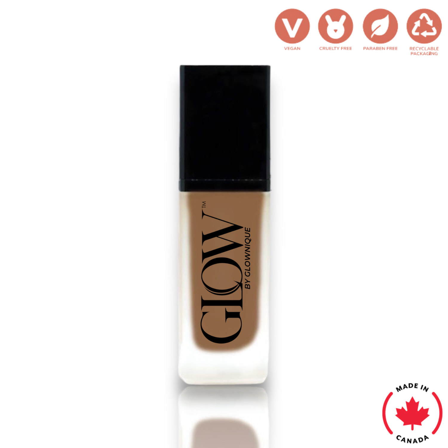 Foundation with SPF - Brunette (30ml) | GLOWNIQUE