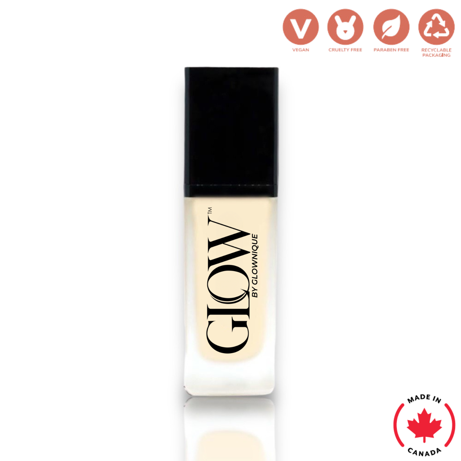 Foundation with SPF - Porcelain (30ml) | GLOWNIQUE