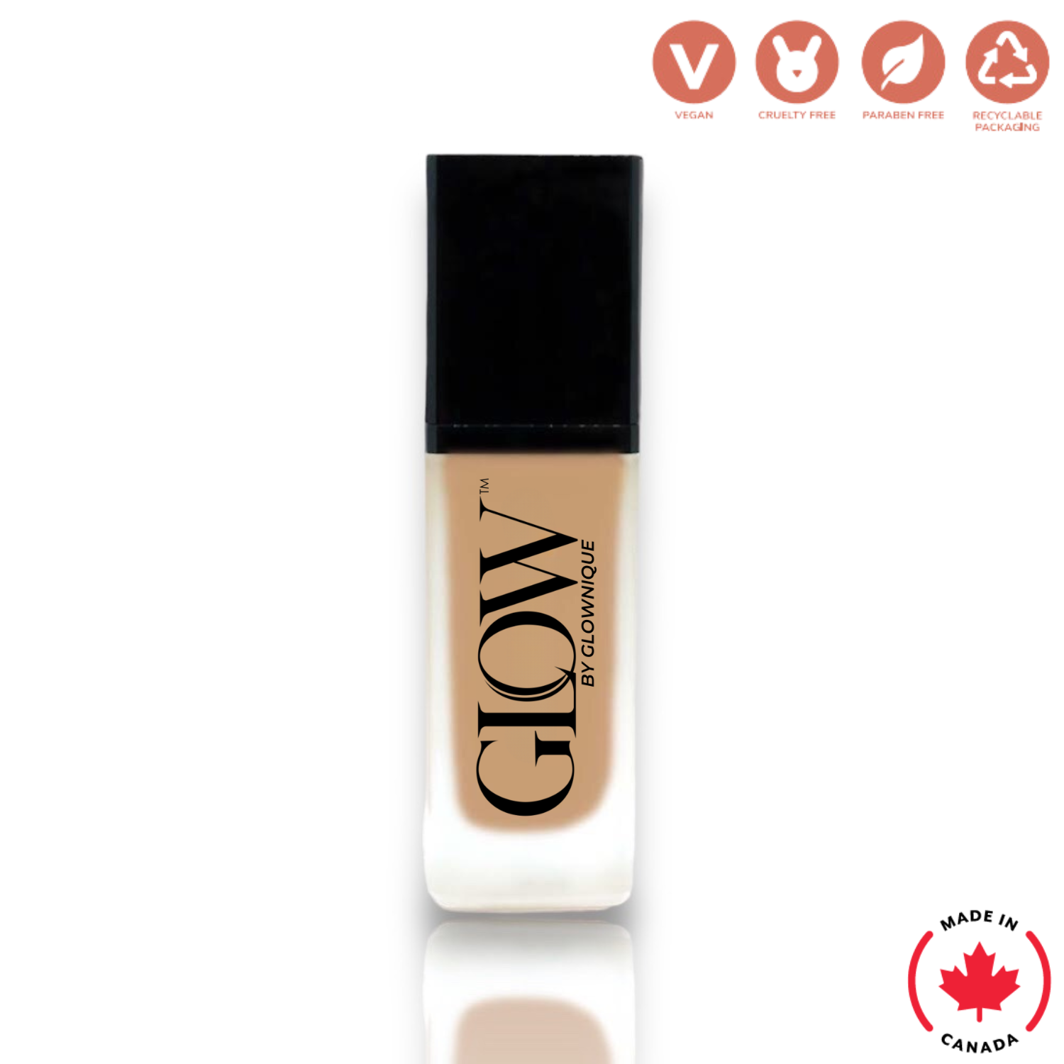 Foundation with SPF - Oak (30ml) | GLOWNIQUE