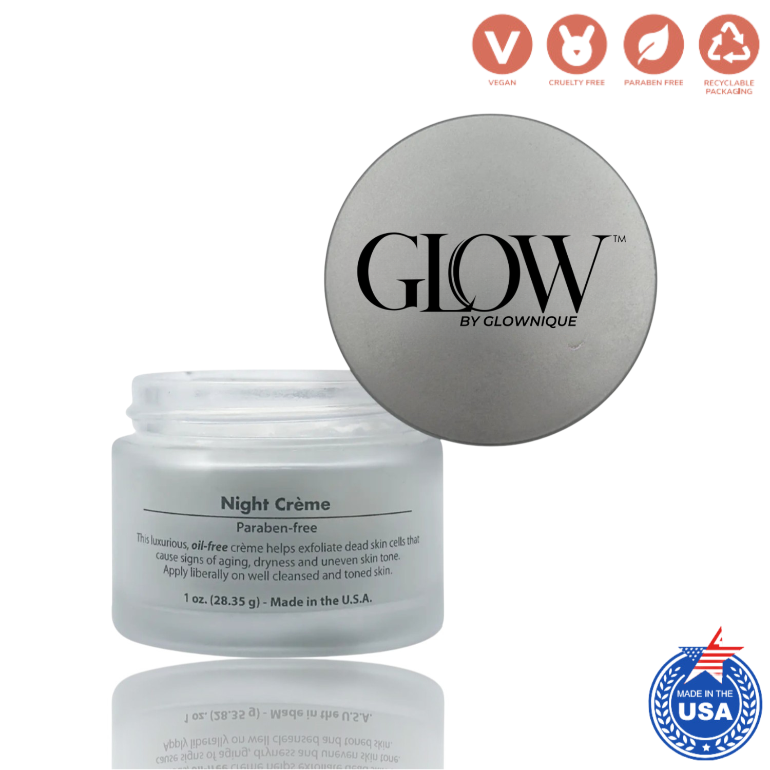 Night Renewal Creme (28.36g) | GLOWNIQUE
