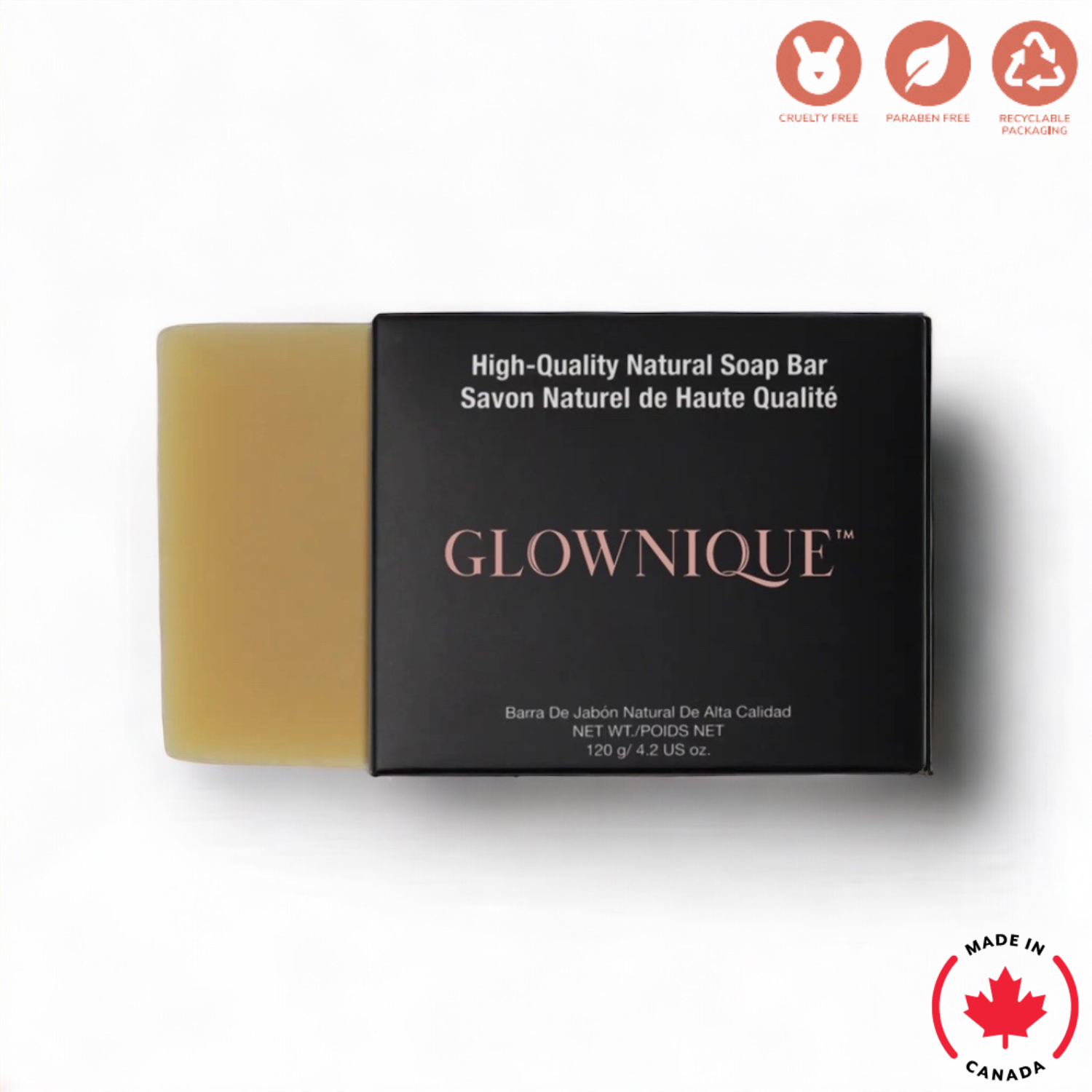 Natural Basil Blast Soap (120g) | GLOWNIQUE