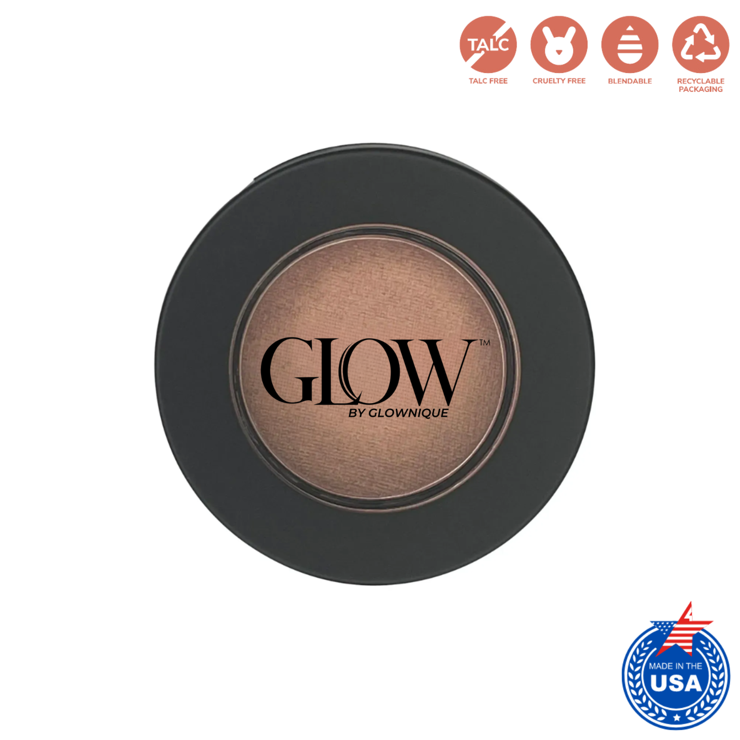 Single Pan Eyeshadow - Peachy (16g) | GLOWNIQUE