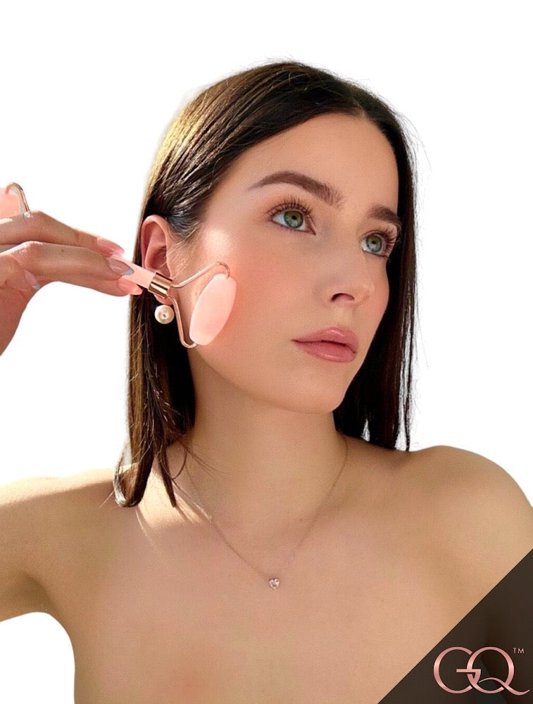 Rose Quartz Roller (140g) | GLOWNIQUE